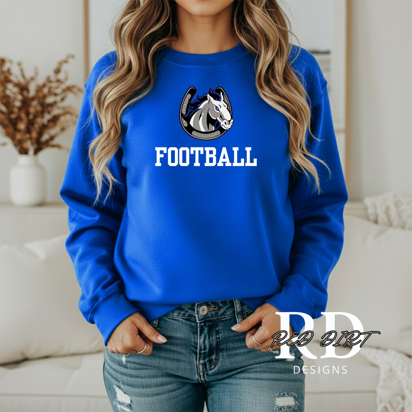 Royal- Colts Football (white letters)