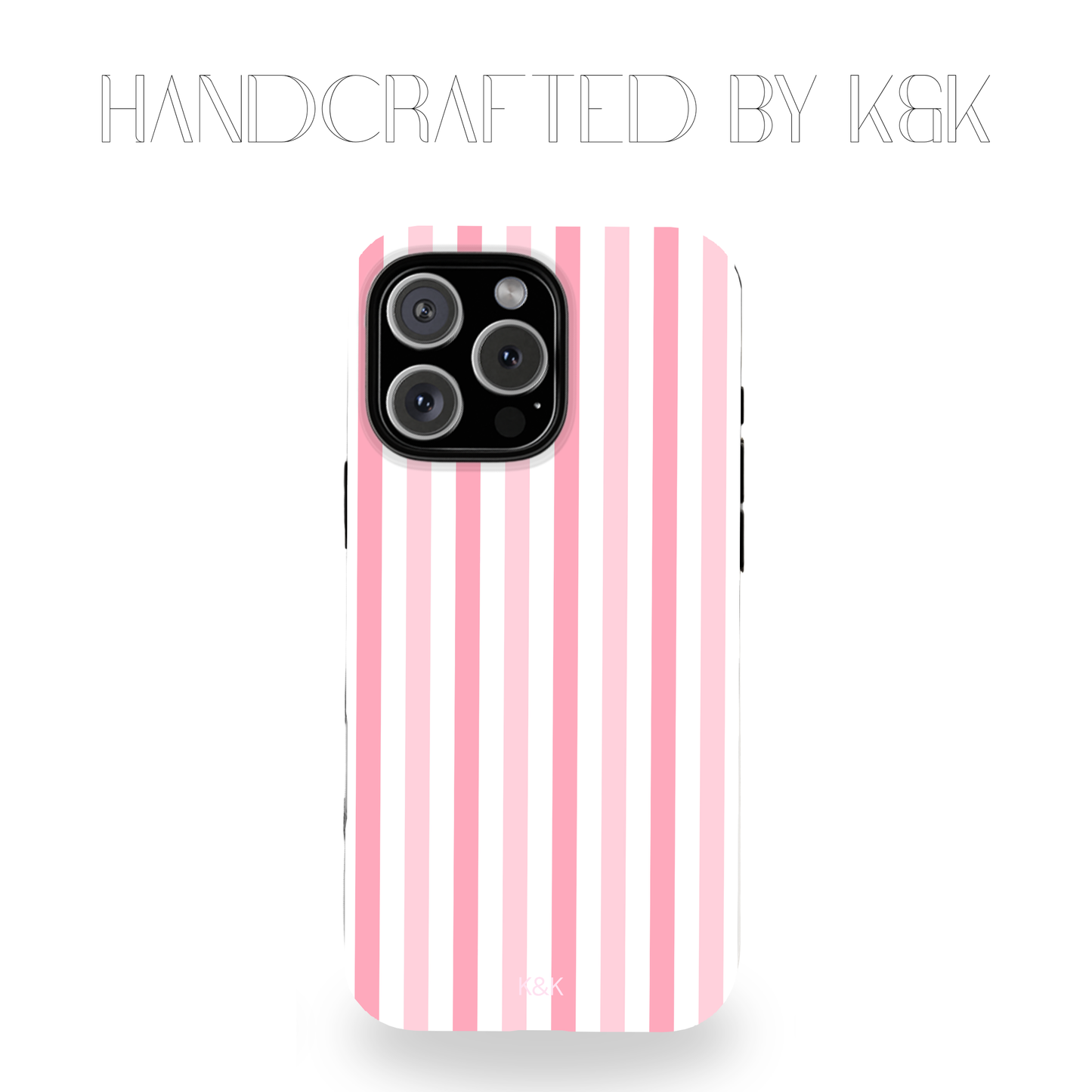 Pink Stripes IPhone Case