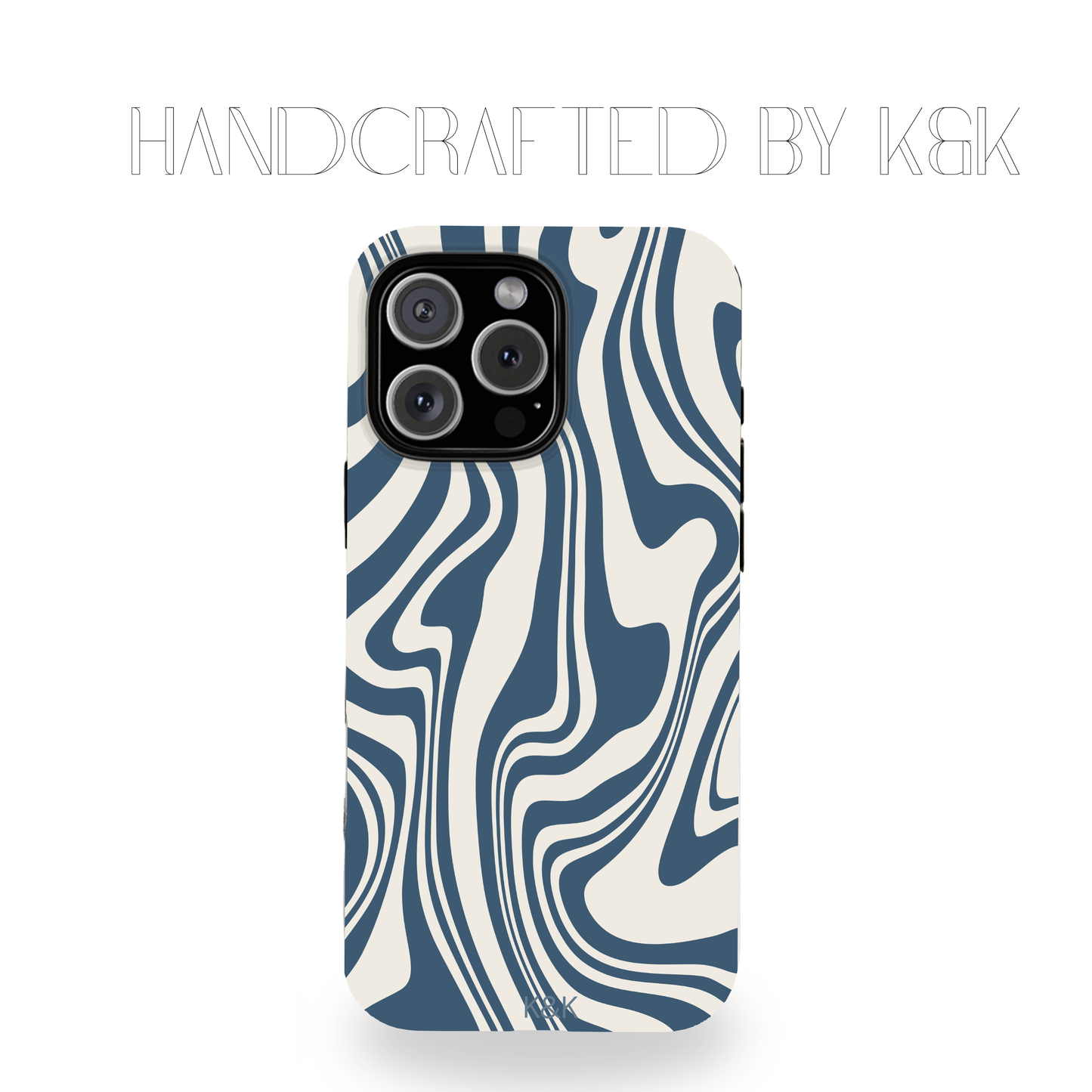 Blue Retro IPhone Case