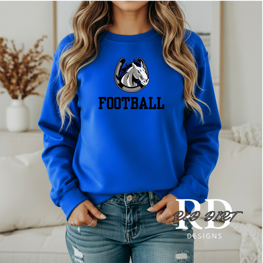Royal- Colts Football (black letters)