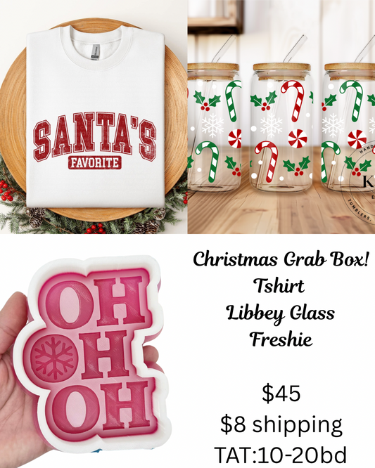 Santa Christmas Grab Box
