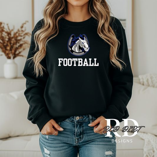 Black- Colts Football (white letters)