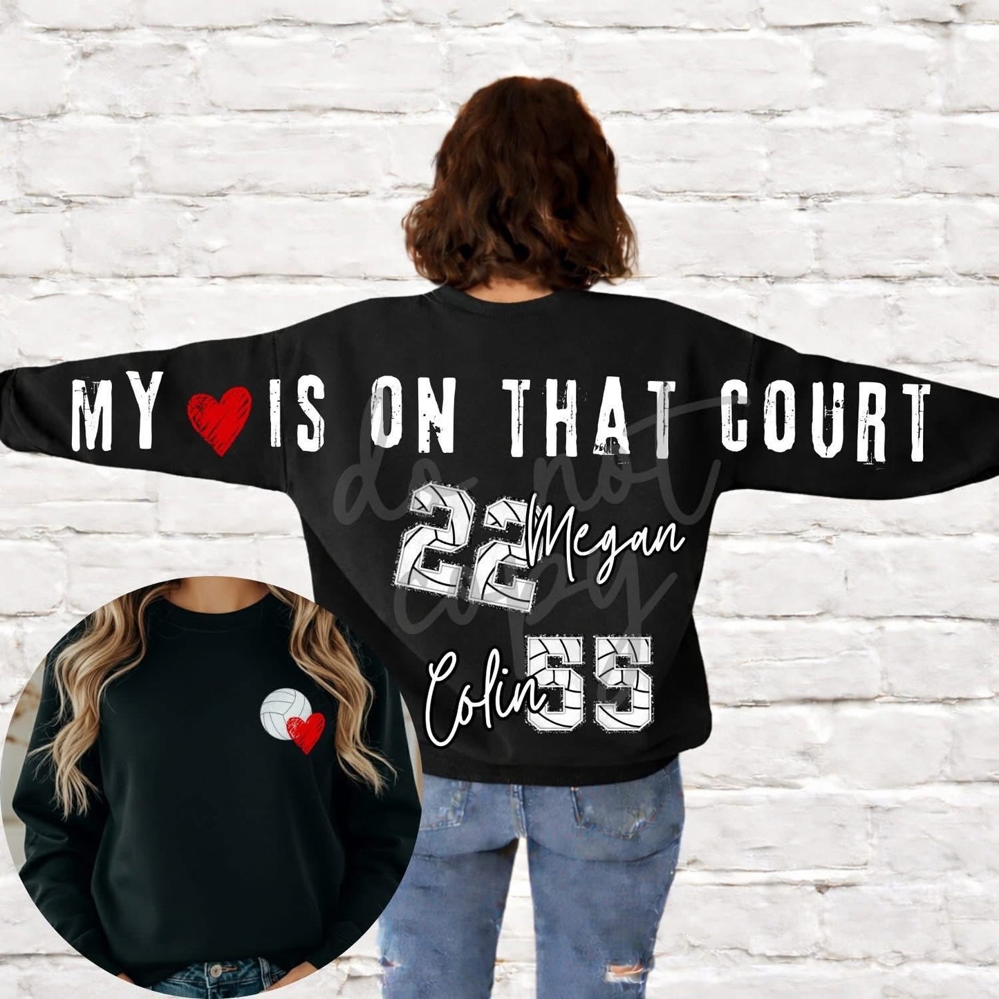 Custom mama full across the back w/ pocket design SWEATSHIRT