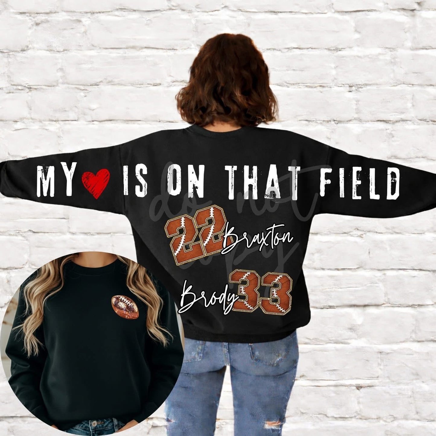 Custom mama full across the back w/ pocket design SWEATSHIRT