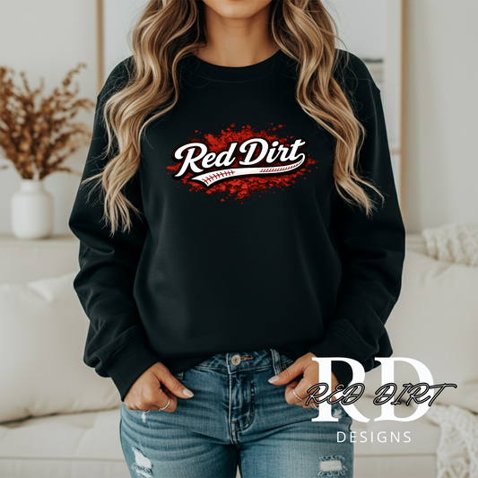 Red Dirt Baseball- Black