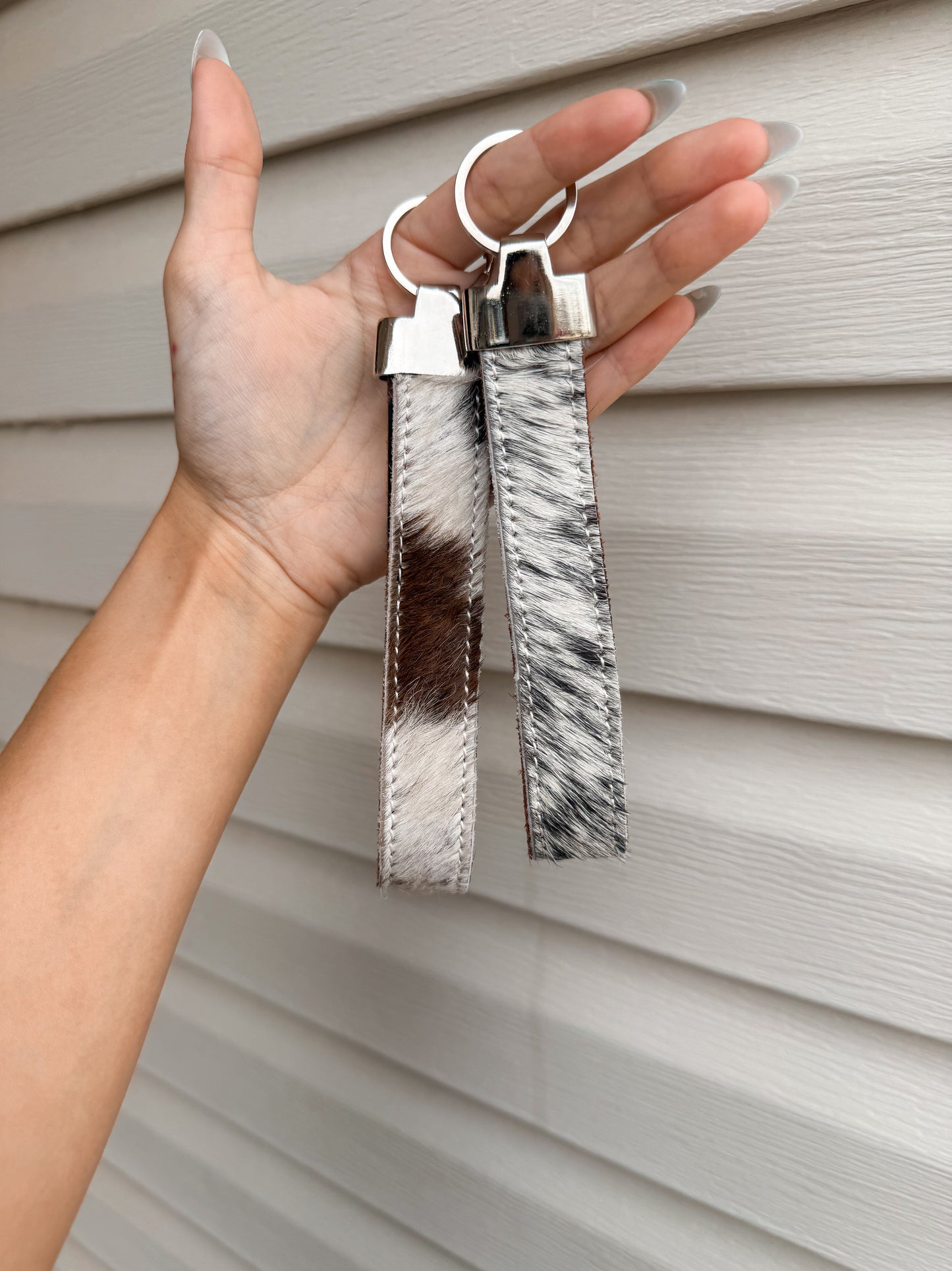 Cowhide Wristlet
