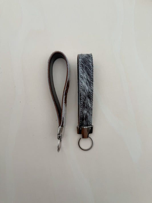 Cowhide Wristlet