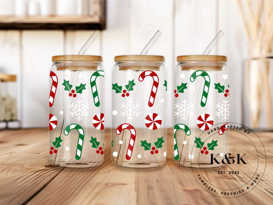 Candy Cane & Peppermint Libbey