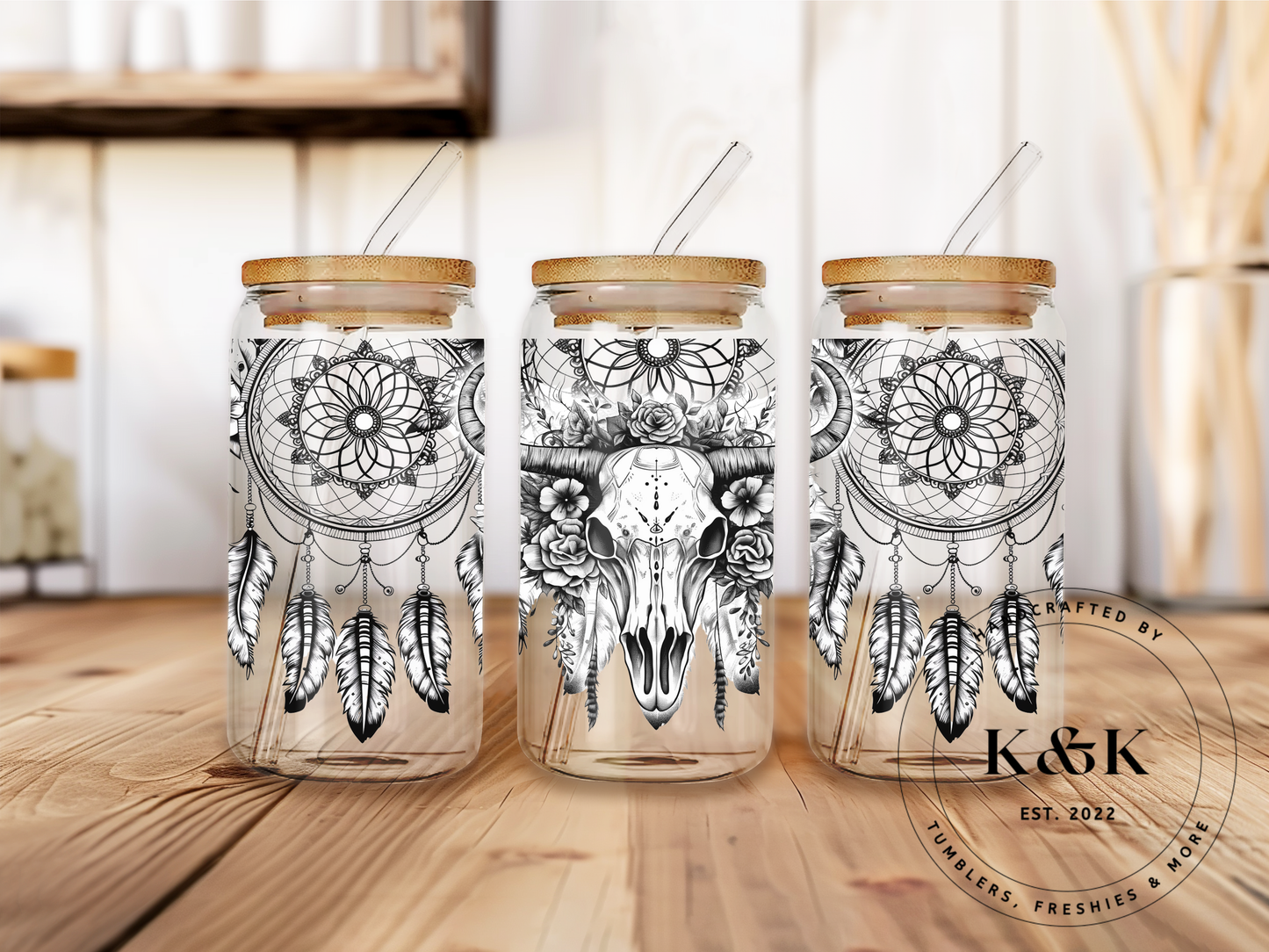 Boho Skull Libbey