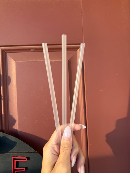 Clear plastic Libbey Straws