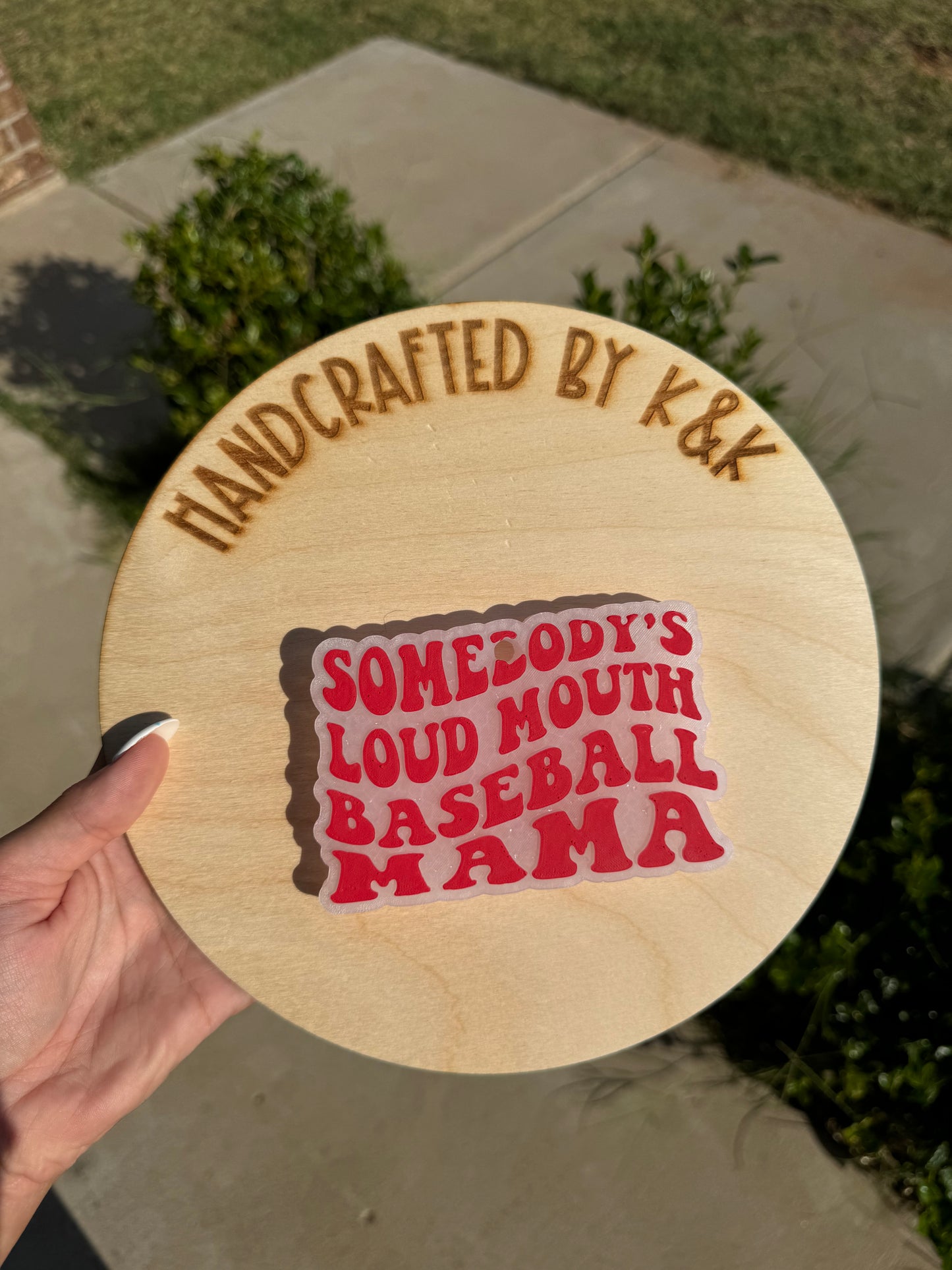 Loud Mouth Baseball Mama Freshie