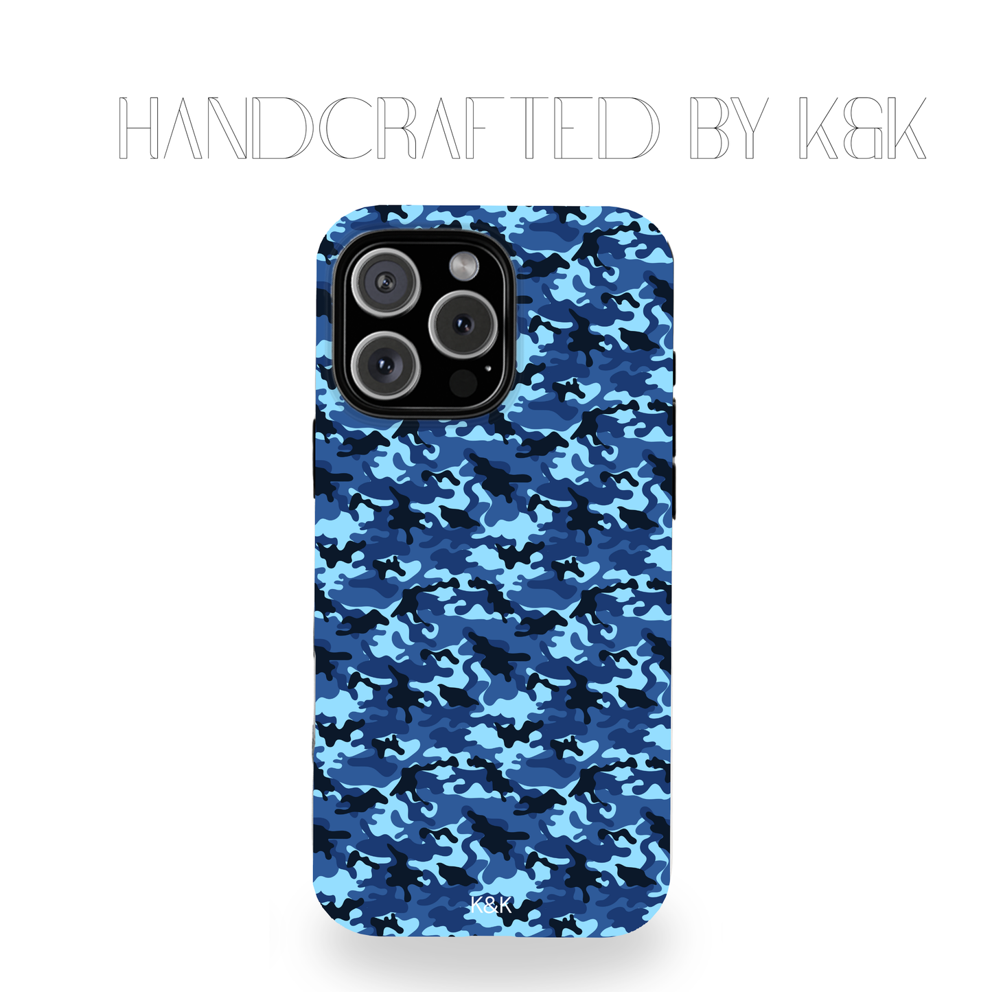 Blue Camo IPhone Case
