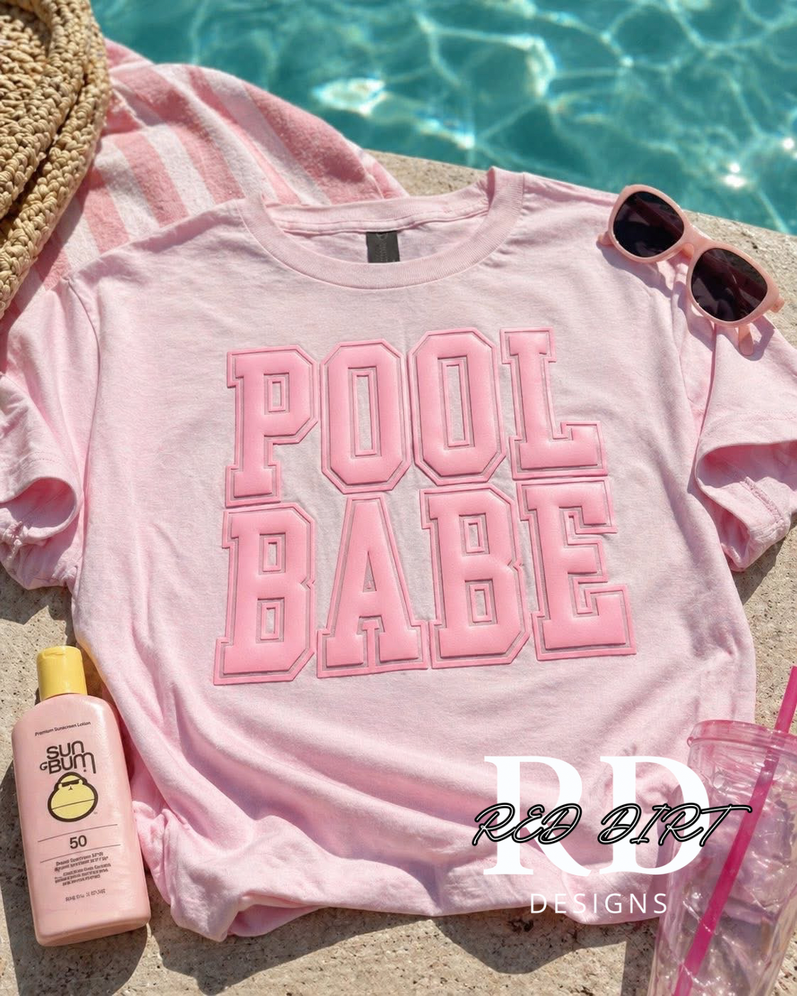 PUFF PRINT Pool Babe